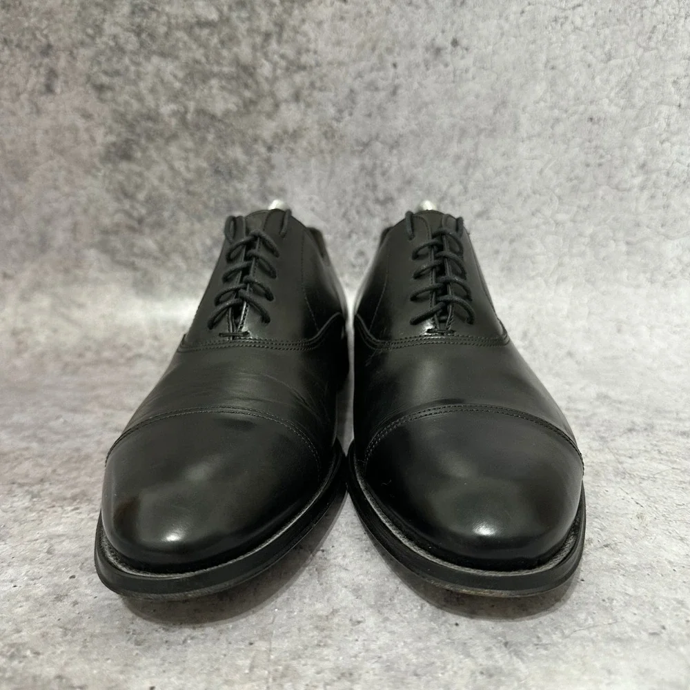 To Boot New York Oxford Mens 9.5 Italy Adam Derrick Cap Toe Leather Dress Shoes